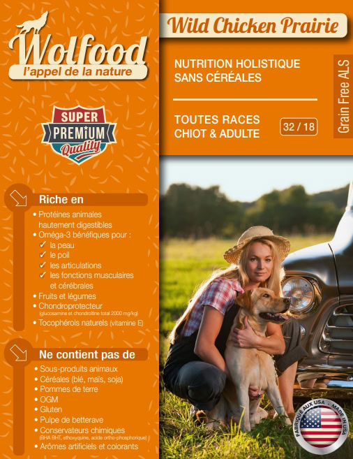 Wolfood Wild Prairies première version Wolfood Wild Prairies première version