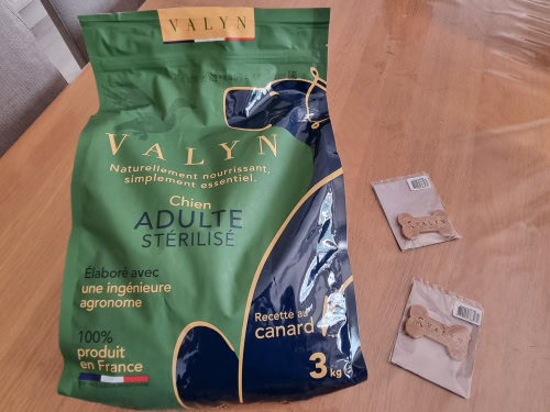 Valyn croquettes pour chiens stériliés et seniors