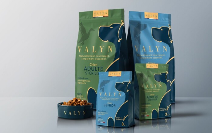 Valyn croquettes pour chien ultra transparente qrcode